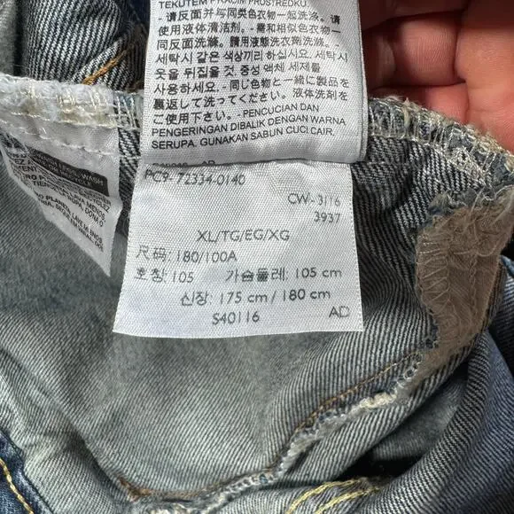 Levi's Blue Denim Jacket - Picture 7 of 8